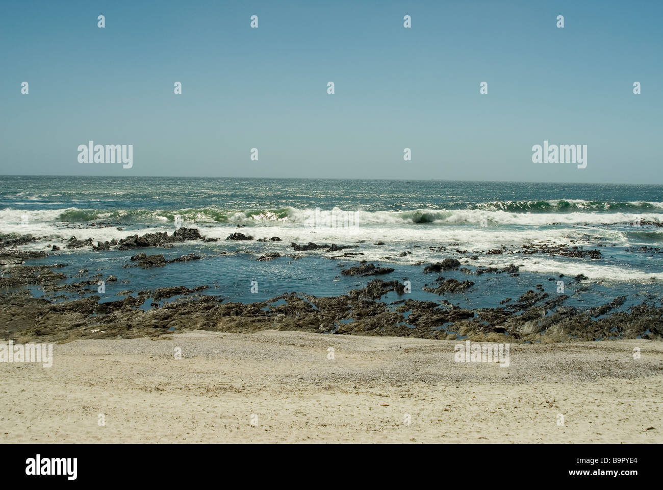 Blick von Sea Point, Kapstadt, Südafrika Stockfoto