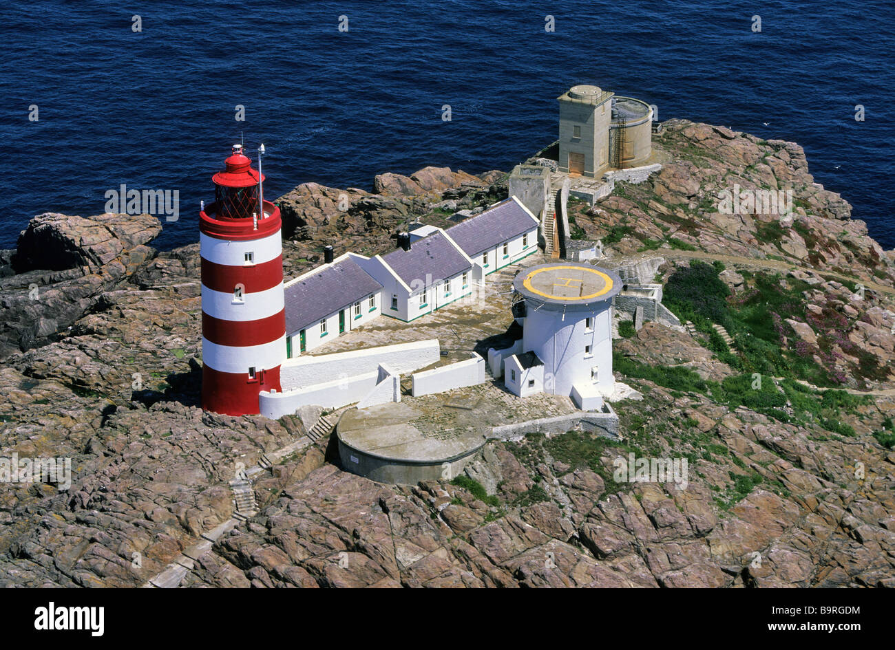 Vereinigtes Königreich, Kanalinseln, Les Casquets von Alderney (Luftbild) Stockfoto