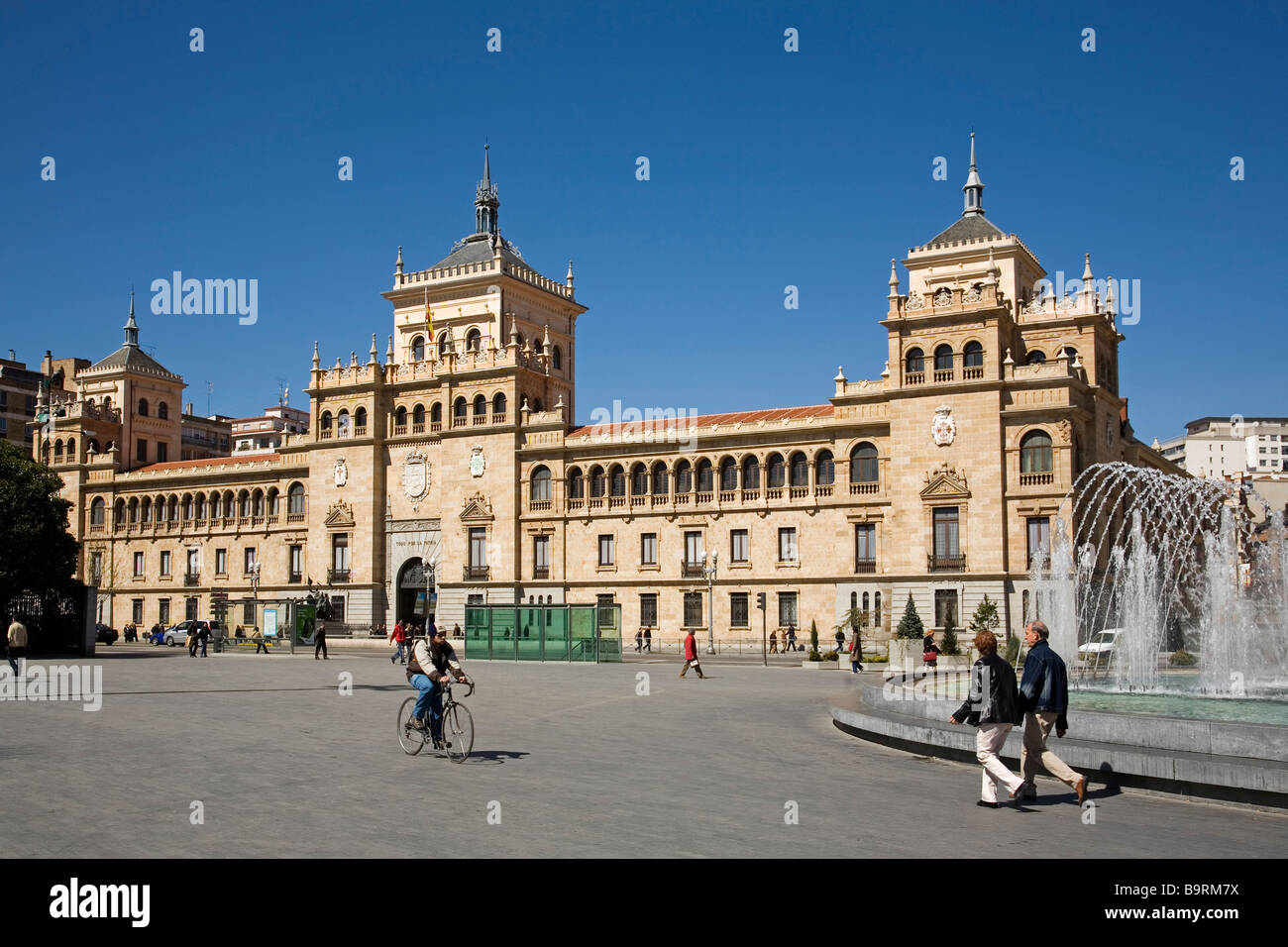 Academia de Caballeria Valladolid Castilla Leon España Akademie der Caballeria Valladolid Castilla Leon Spanien Stockfoto