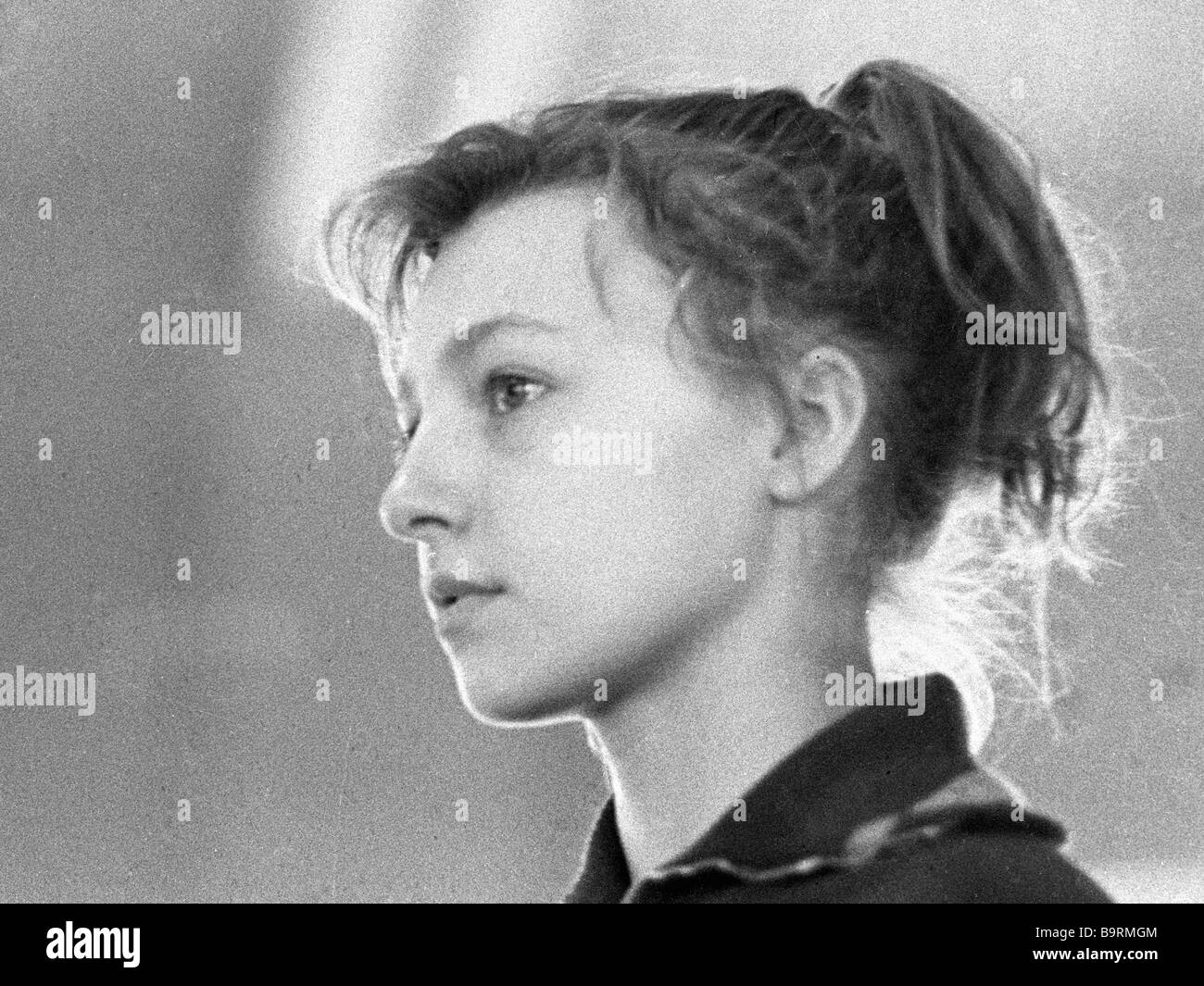 Sowjetische Turnerin Natalia Kuchinskaya Stockfotografie Alamy