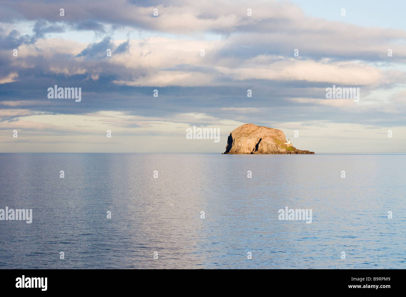 Der Bass Rock in den Firth of Forth, in der Nähe von North Berwick, Schottland Stockfoto