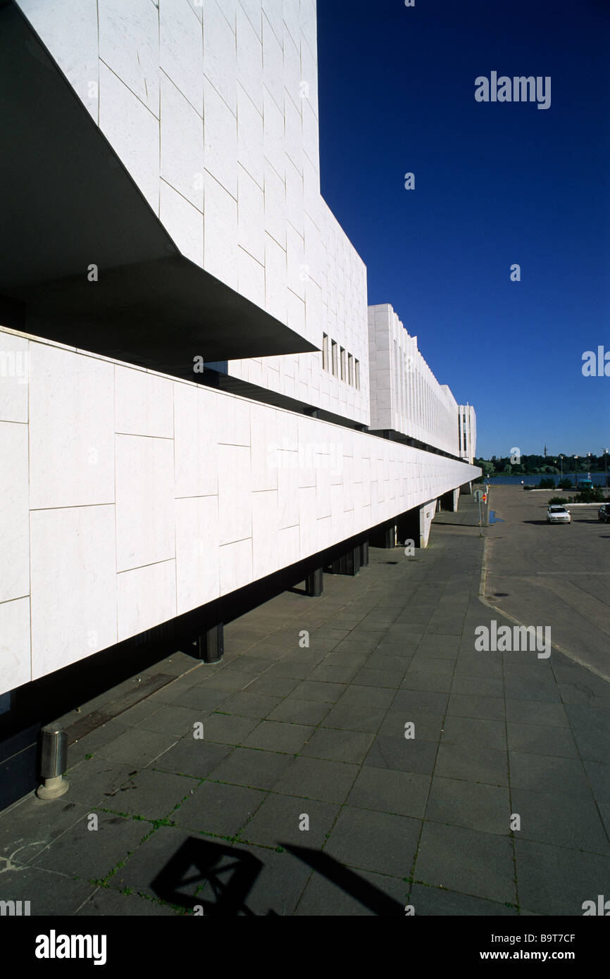 Finnland, Helsinki, Finlandia Hall, Architekt Alvar Aalto Stockfoto