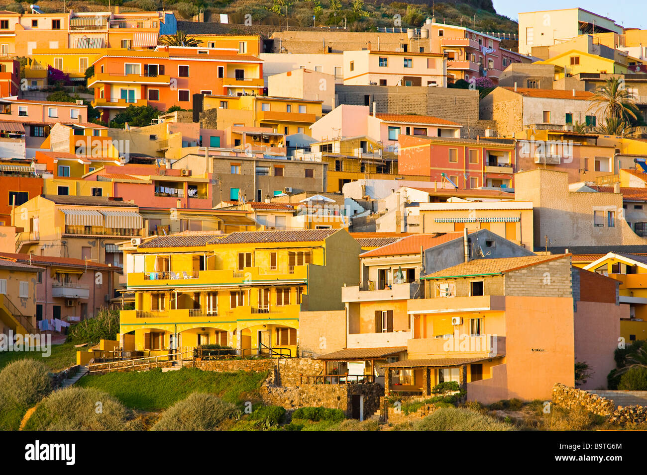 Castelsardo. Provinz Sassari. Sardegna. Italien Stockfoto