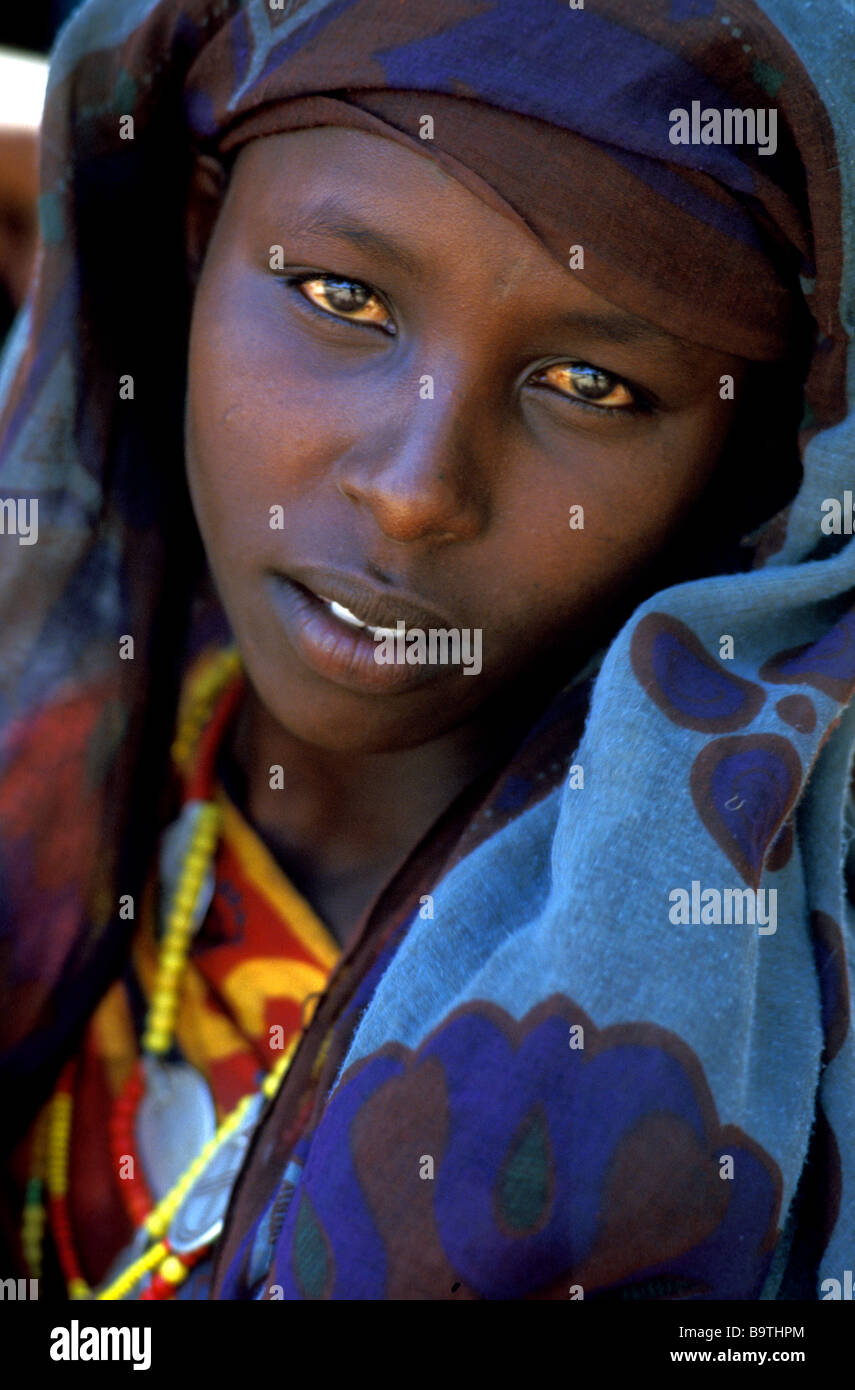 Gabra Chalbi Wüste Kenia Afrika Stockfoto