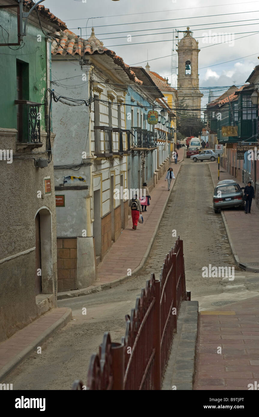 Potosi Bolivien Südamerika reisen Reiseziel Kolonialarchitektur Stockfoto