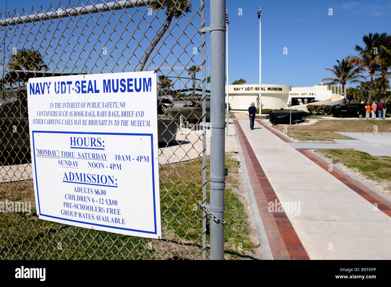 Navy UDT Dichtung Nationalmuseum Vero Beach Florida USA Stockfoto