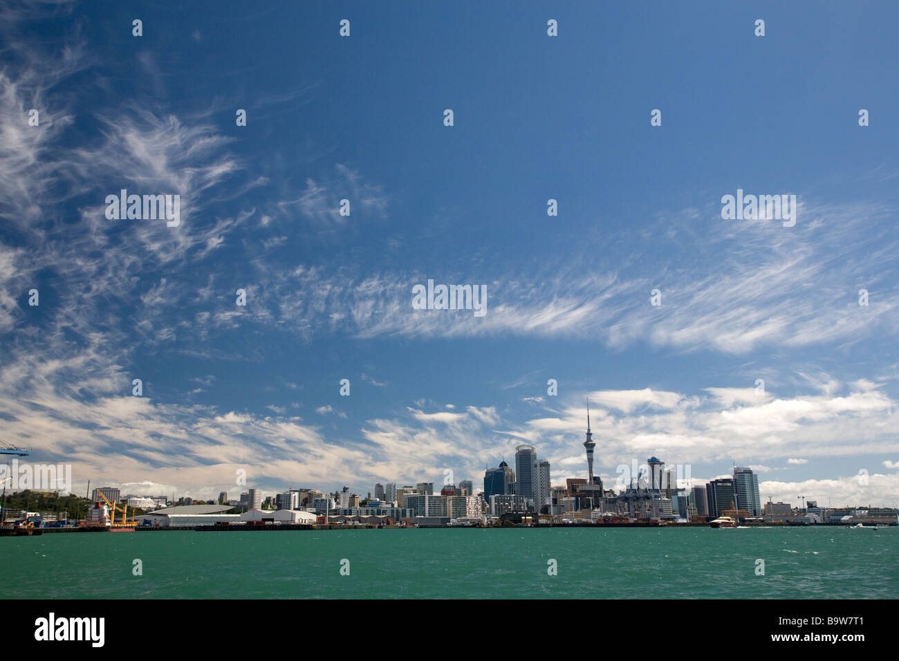 Skyline von Auckland, Neuseeland Stockfoto