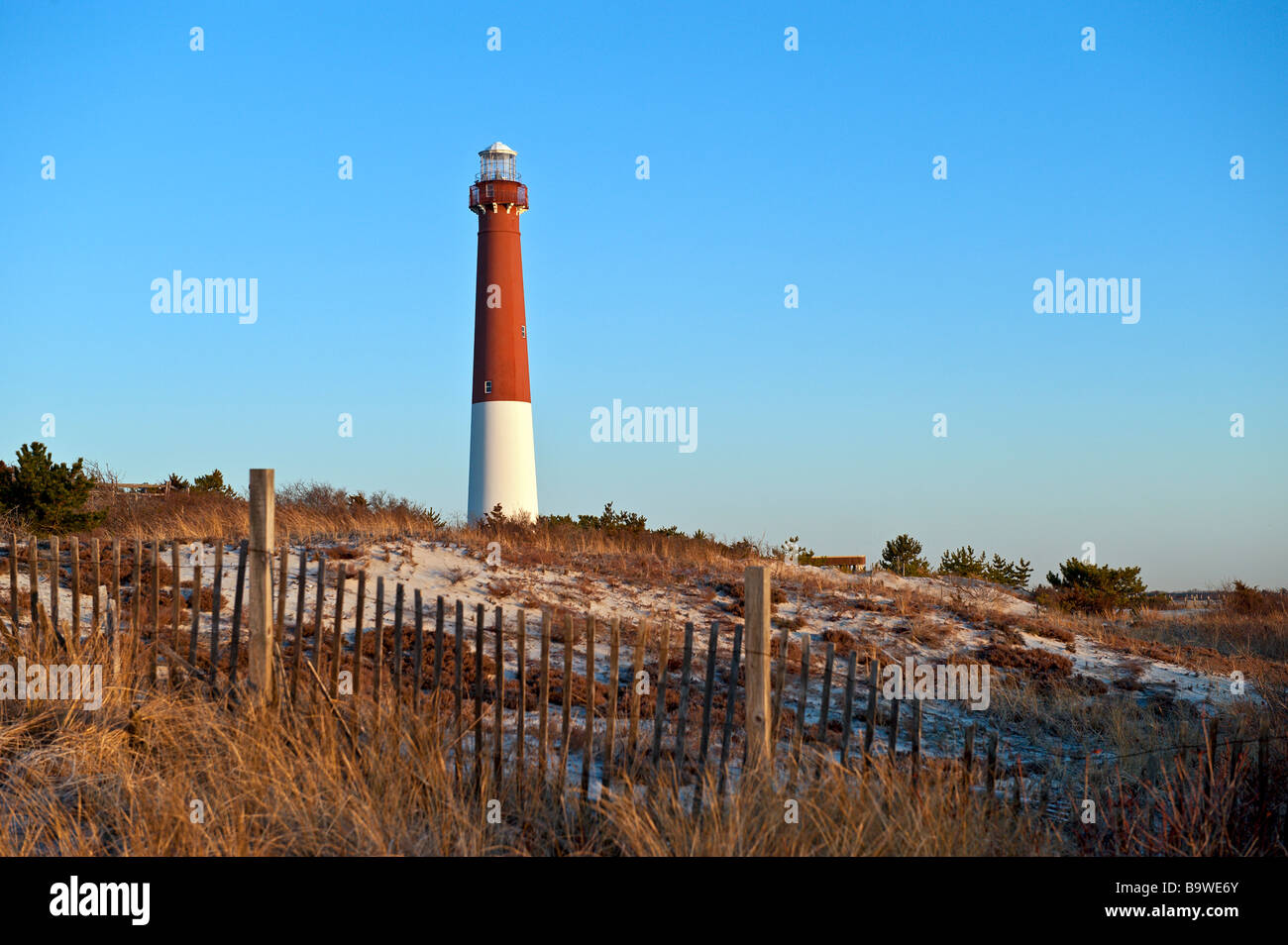 Barnegat Leuchtturm Long Beach Island New Jersey USA Stockfoto