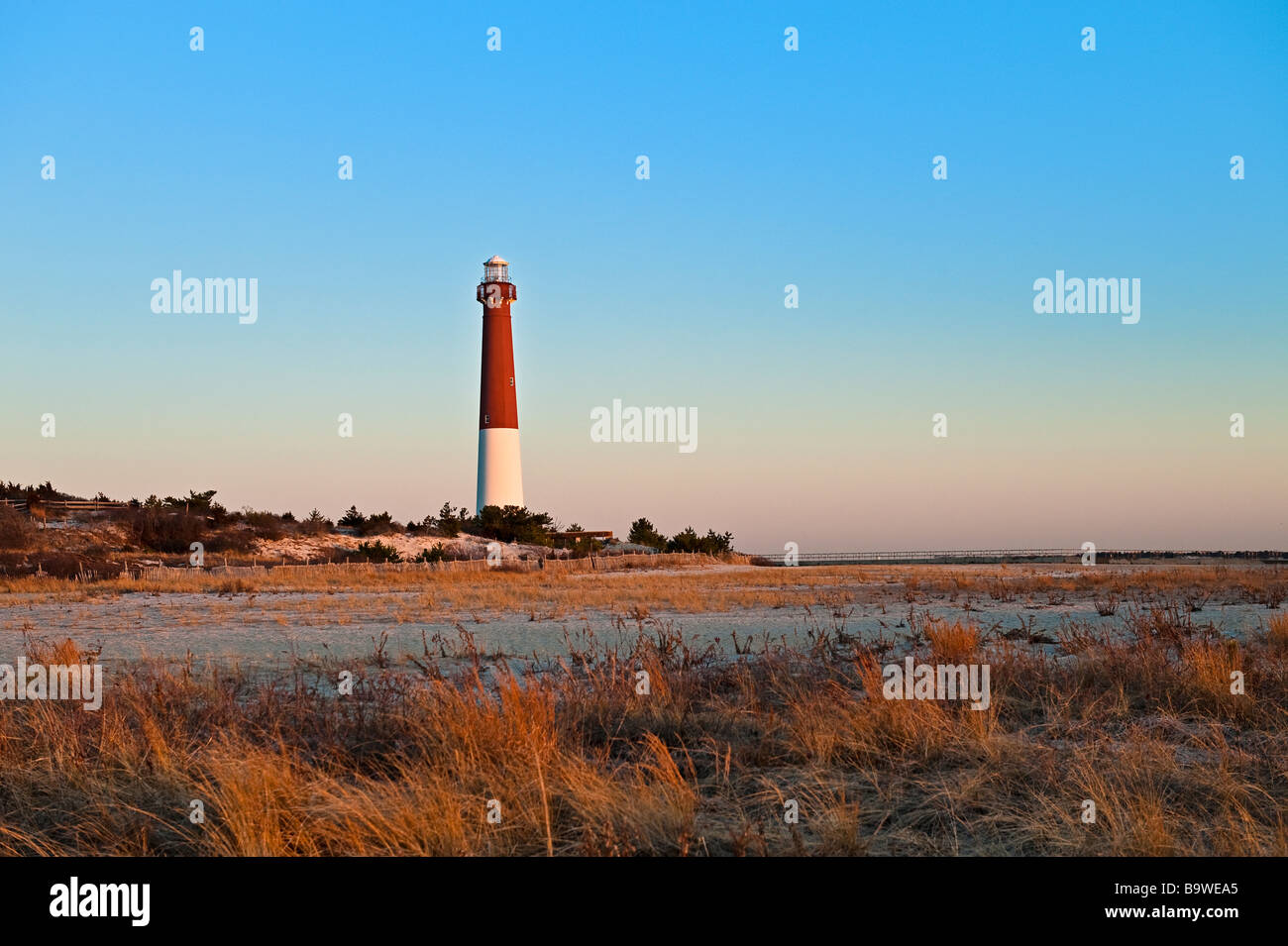 Barnegat Leuchtturm Long Beach Island New Jersey USA Stockfoto