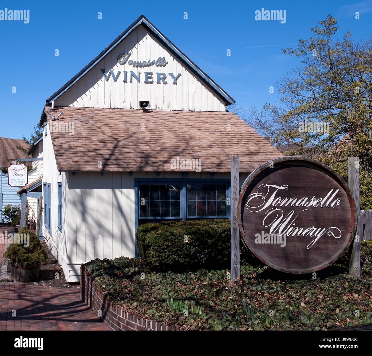 Tomasello Winery in historischen Smithville New Jersey USA Stockfoto