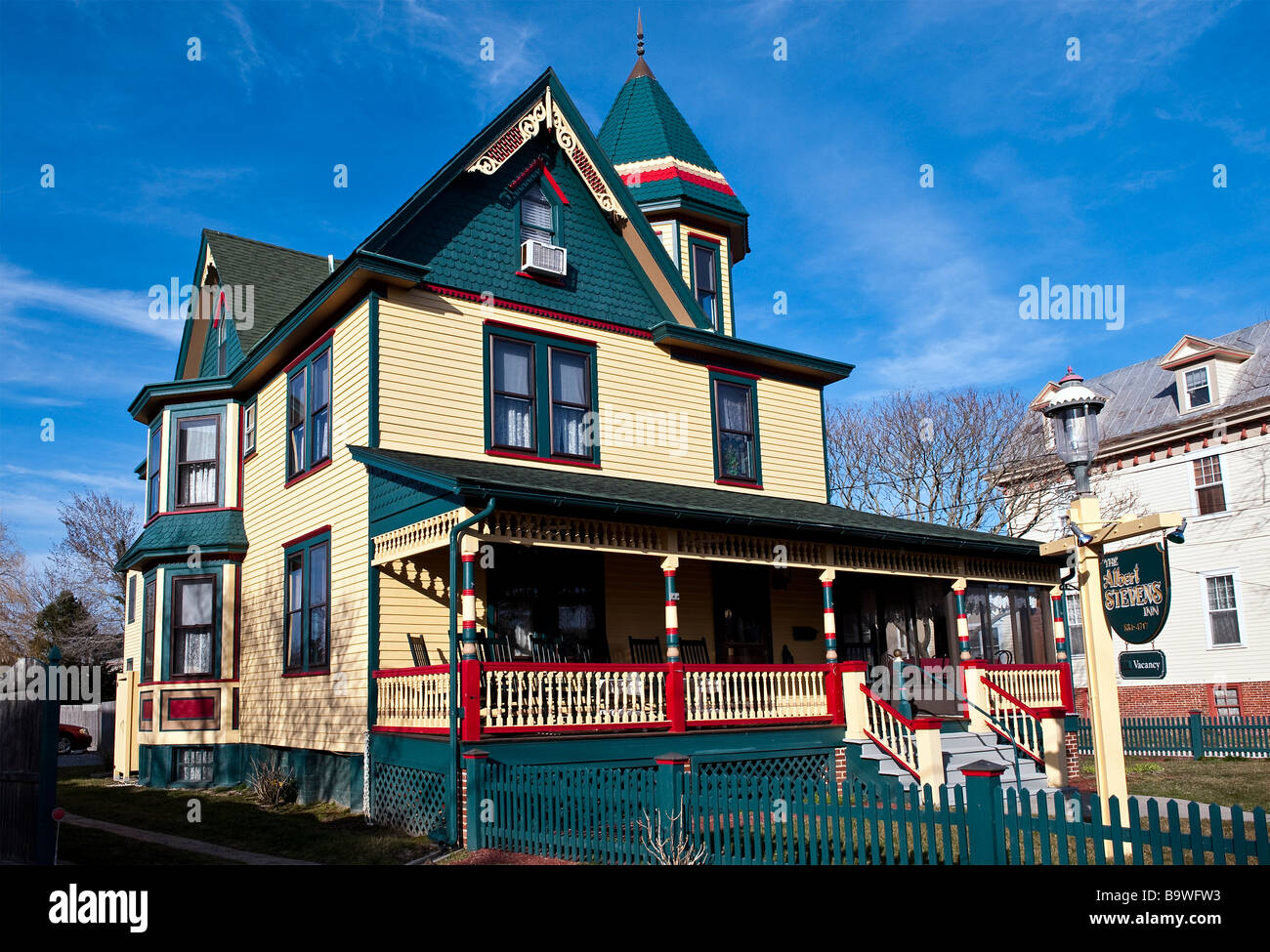 Viktorianisches Gästehaus in Kapstadt kann New Jersey USA Stockfoto