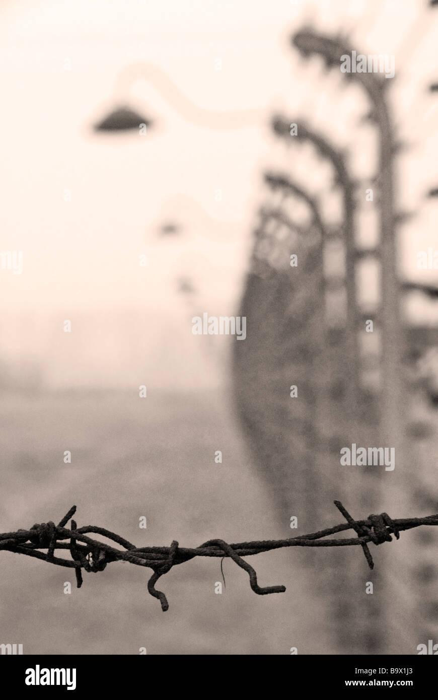 Ansichten des Auschwitz-Birkenau KZ, Polen, Europa Stockfoto