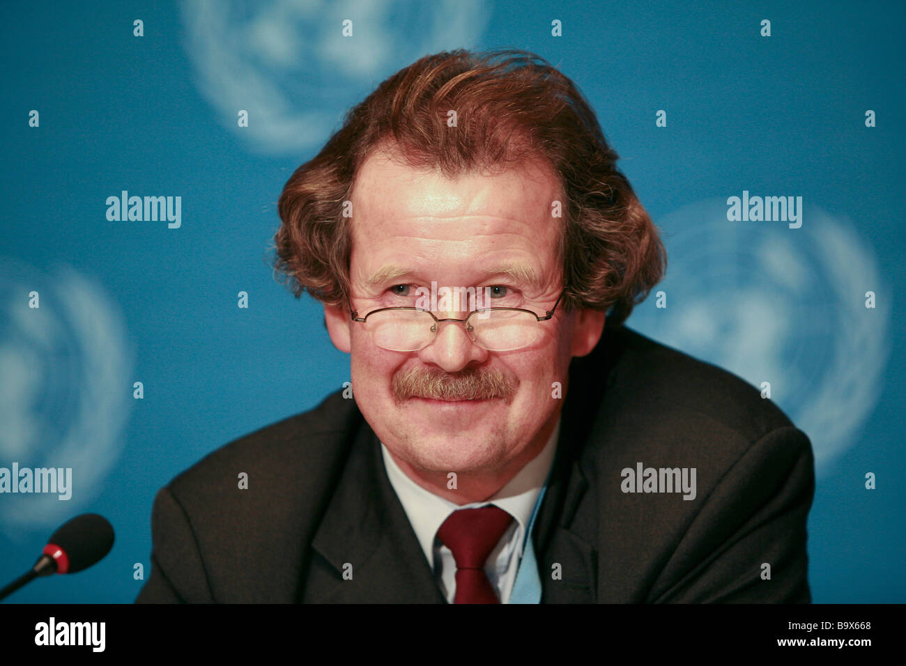 Manfred Nowak - österreichische Menschenrechtsanwalt und UN-Sonderberichterstatter über Folter. Stockfoto