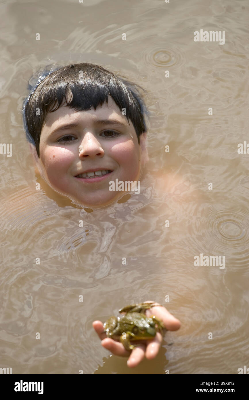 Frosch im teich Fotos und Bildmaterial in hoher Auflösung Alamy