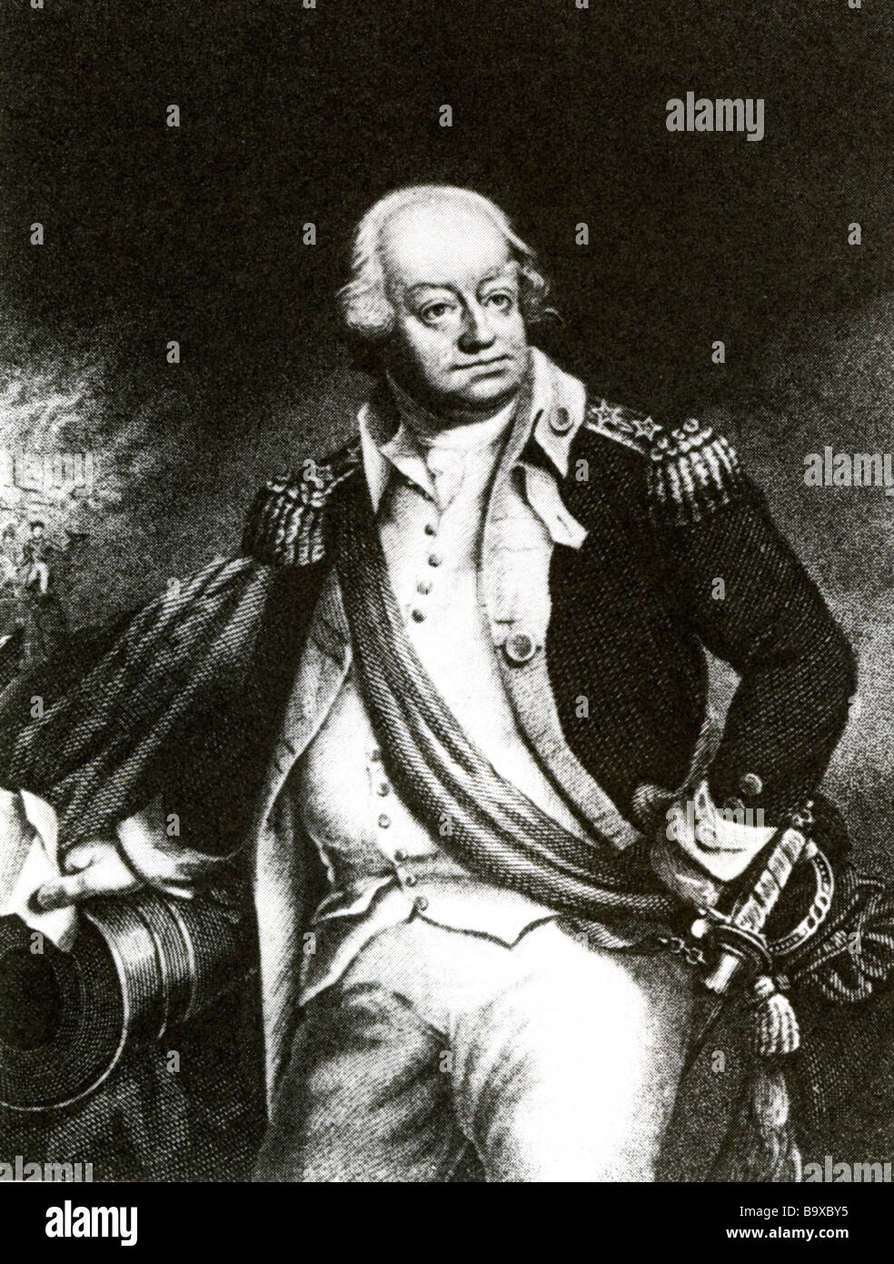 BENJAMIN LINCOLN amerikanische Soldat 1733, 1810 Stockfoto