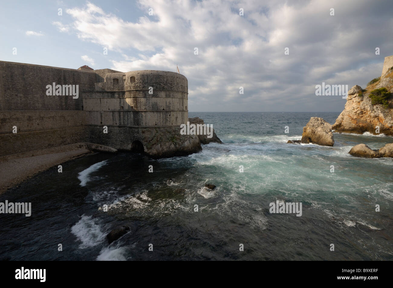 Festung Bokar, Dubrovnik, Kroatien Stockfoto