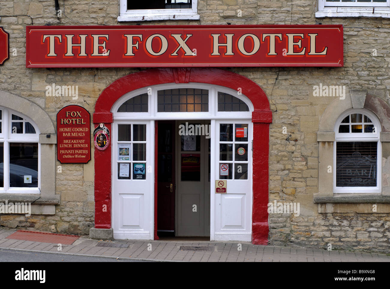 Das Fox Hotel, Chipping Norton, Oxfordshire, England, UK Stockfoto