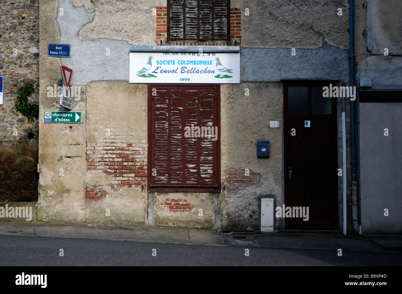 Stock Foto von einer Taube Fanciers HQ in Frankreich das Foto wurde in Bellac Frankreich Stockfoto