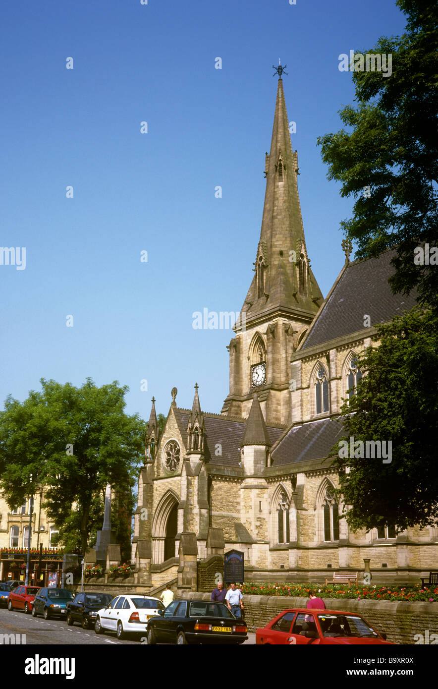 UK England Lancashire begraben Parish Church of St Mary the Virgin Stockfoto