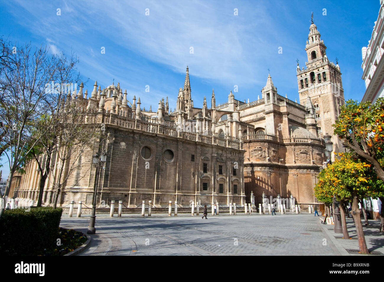 Kathedrale von Sevilla oder die Catedral de Santa María De La Sede in Sevilla Spanien Stockfoto
