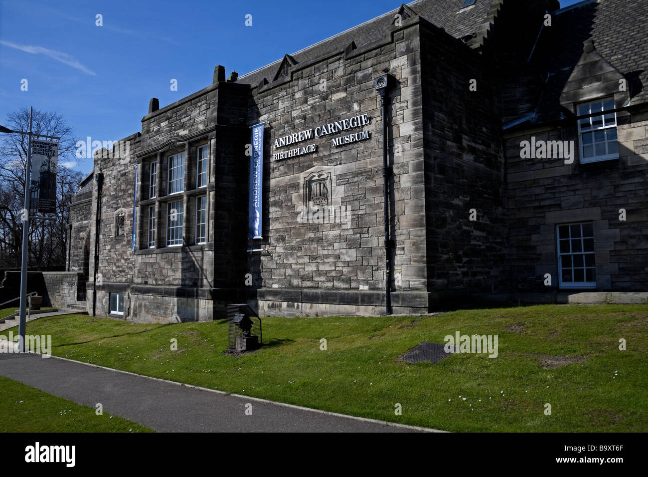 Andrew Carnegie Geburtsort Museum, Dunfermline, Fife, Schottland, UK, Europa Stockfoto