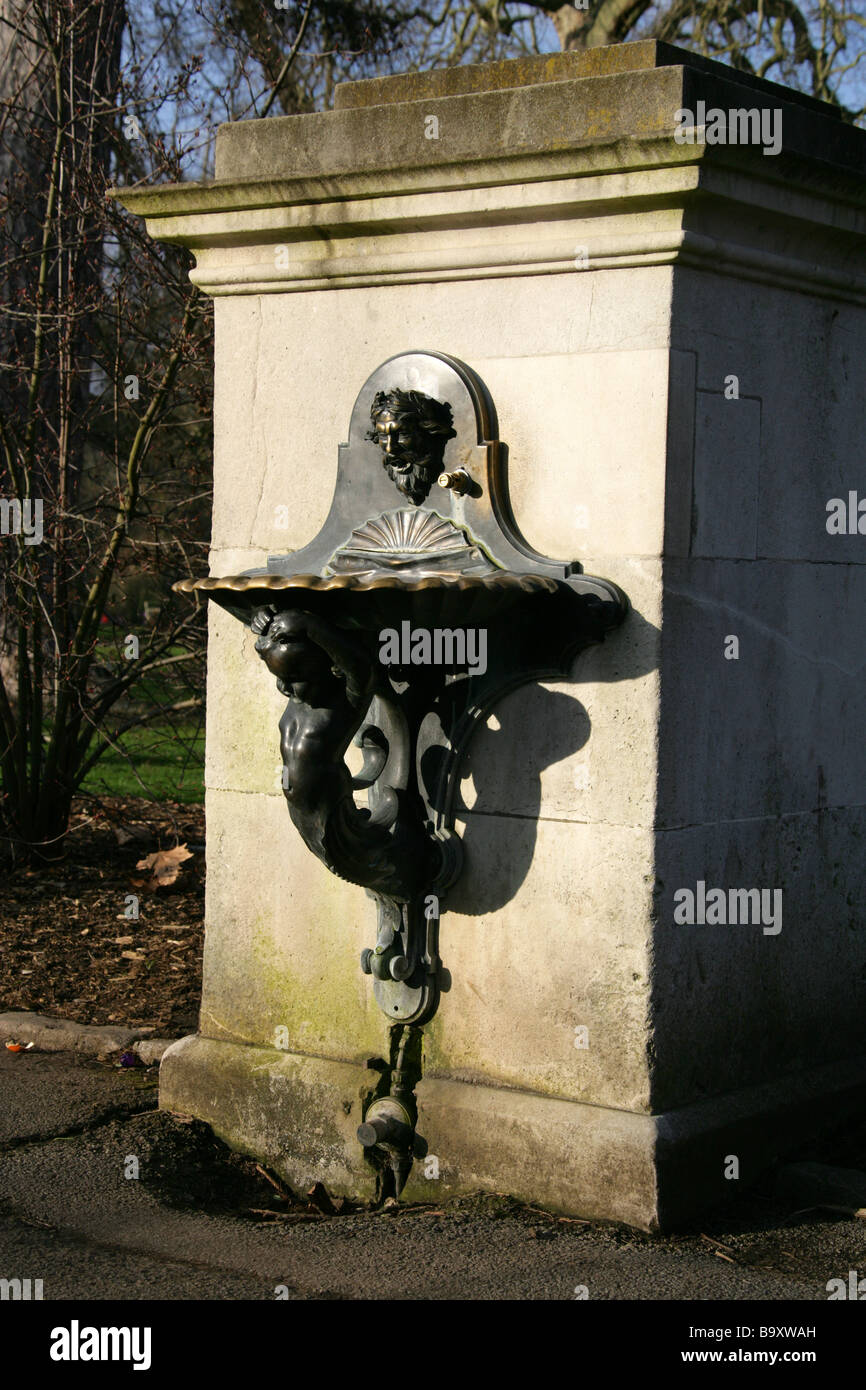 Victorian trinken Brunnen, Royal Botanic Gardens, Kew, Richmond, Surrey, UK Stockfoto