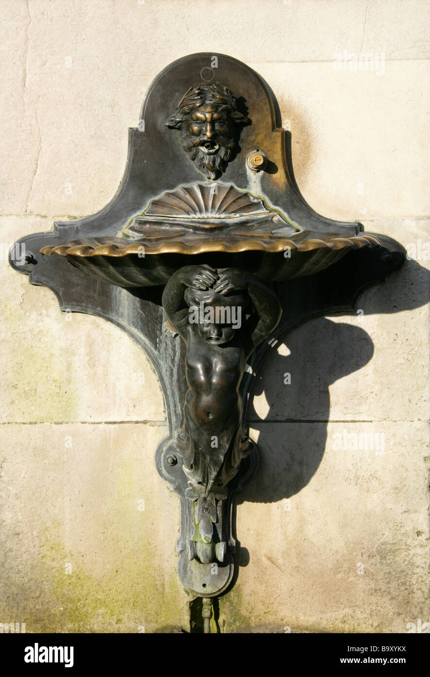 Victorian trinken Brunnen, Royal Botanic Gardens, Kew, Richmond, Surrey, UK Stockfoto