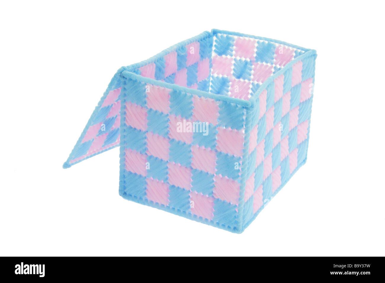 Karierte Box Stockfoto