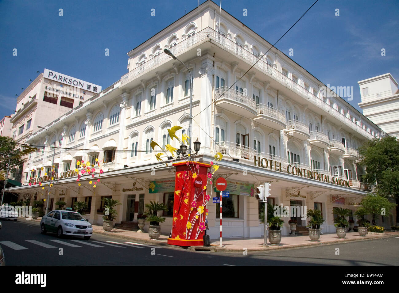 Hotel Continental in Ho-Chi-Minh-Stadt-Vietnam Stockfoto