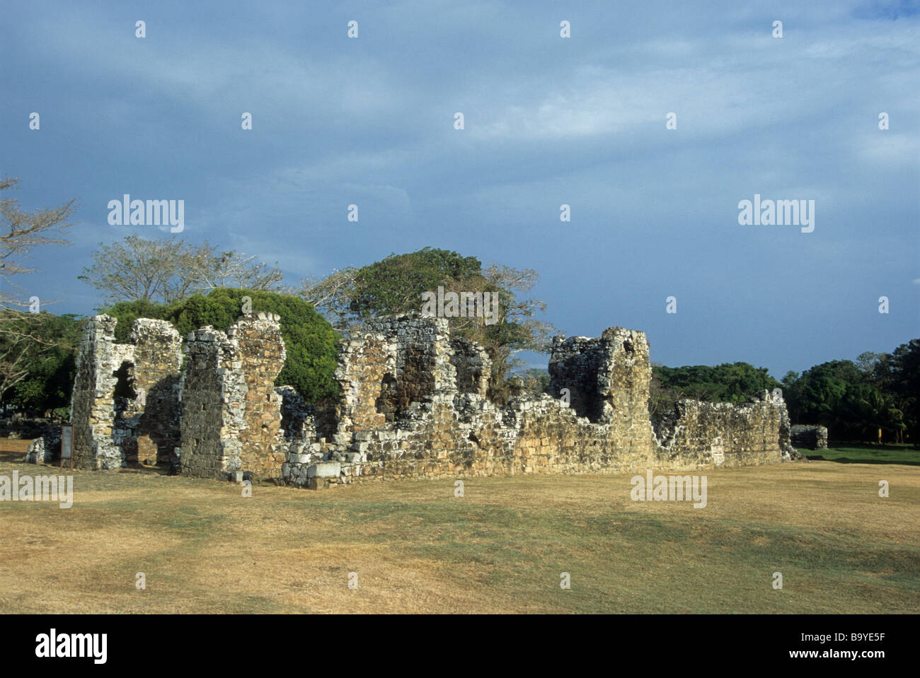Ruinen von Panama La Vieja, Panama-Stadt Stockfoto