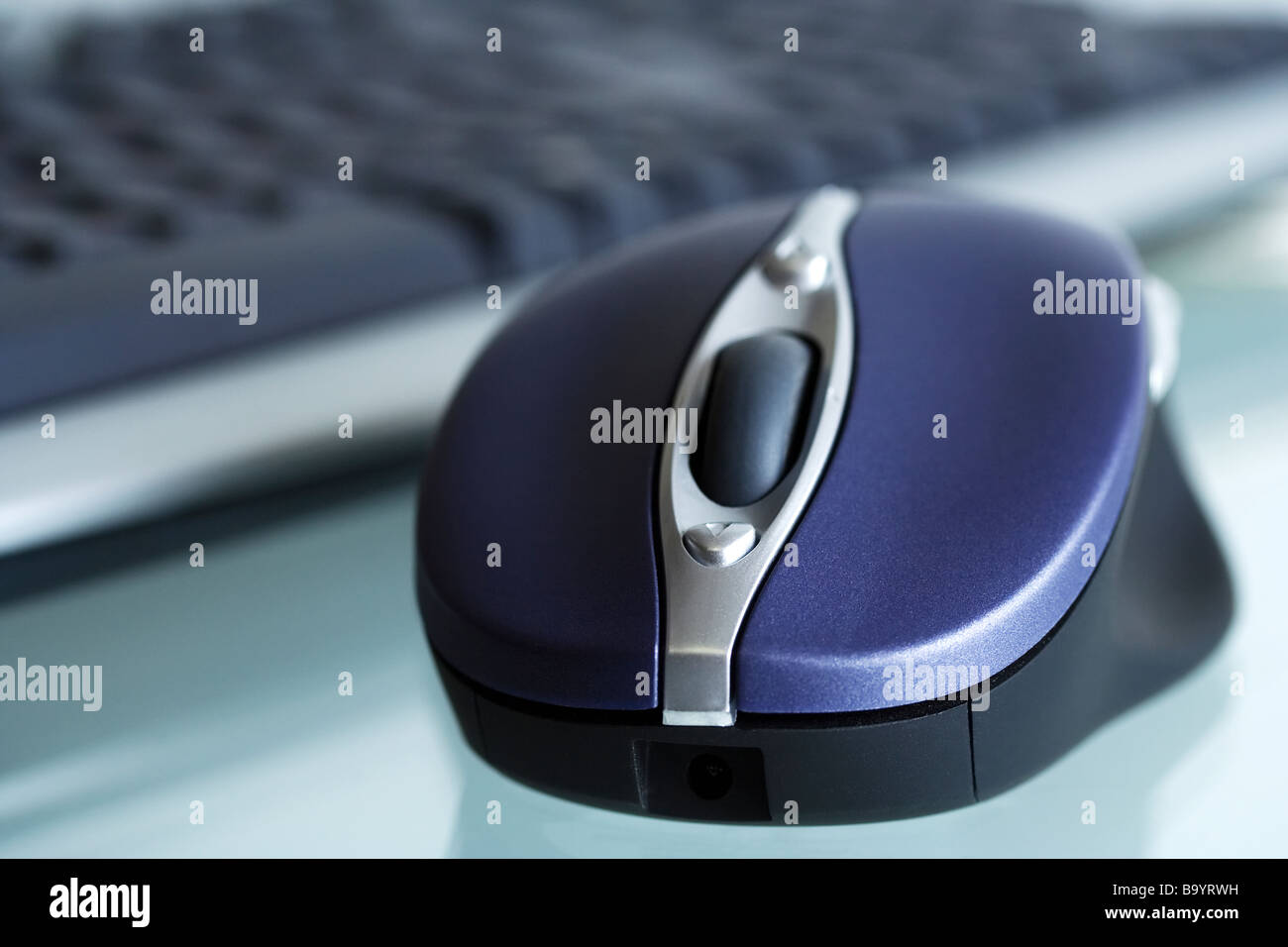 Drahtlose Computer-Maus. Stockfoto