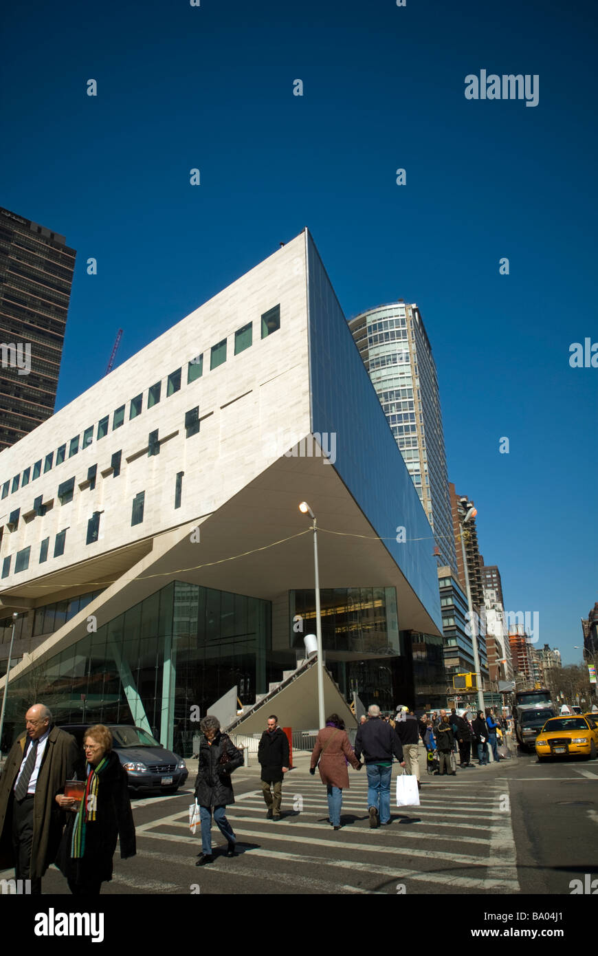 Alice Tully Hall und der Juilliard School of Music des Lincoln Center auf der Upper West Side von New York Stockfoto