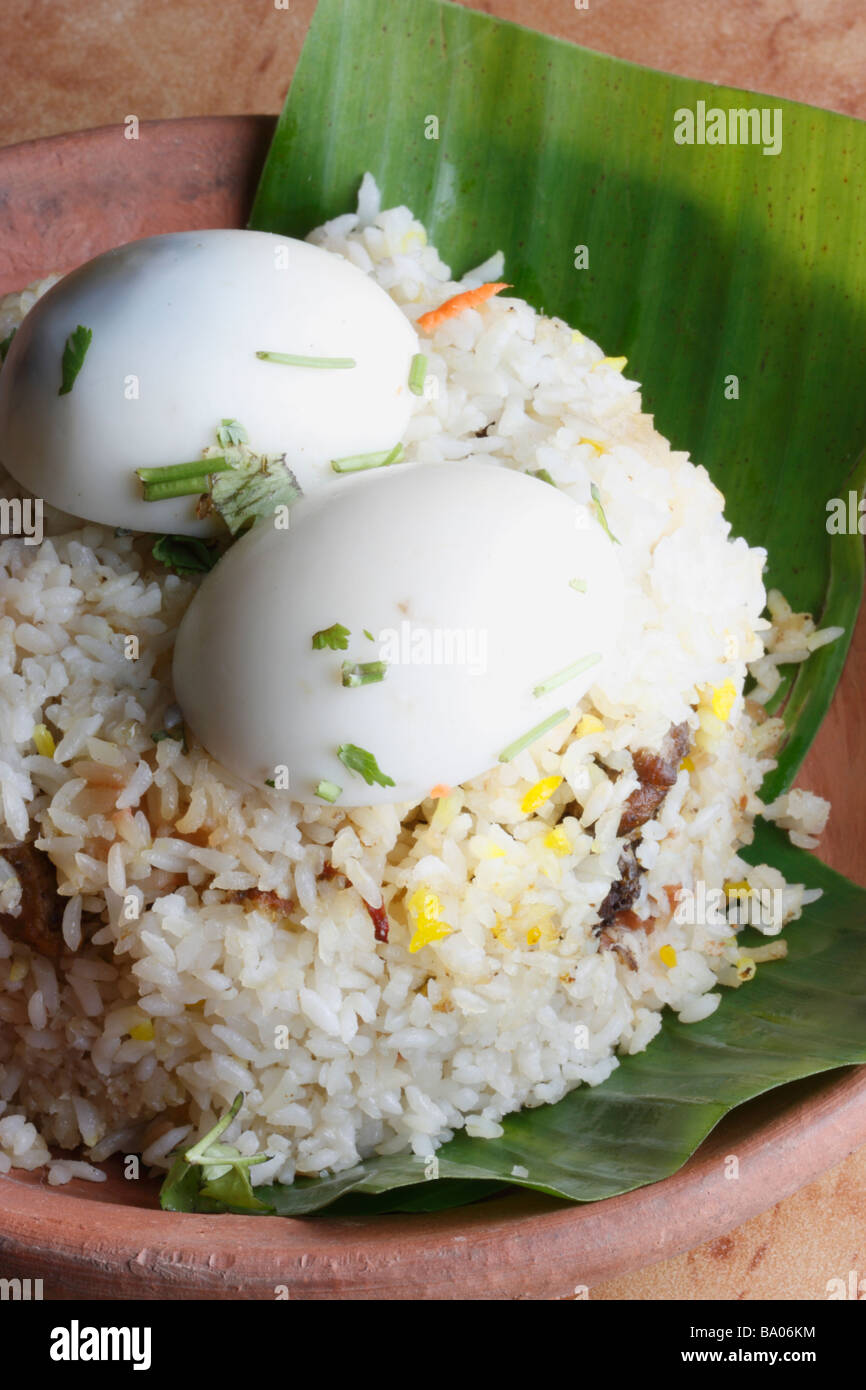 Ei-Biryani ist ein beliebtes Reisgericht basiert Stockfoto