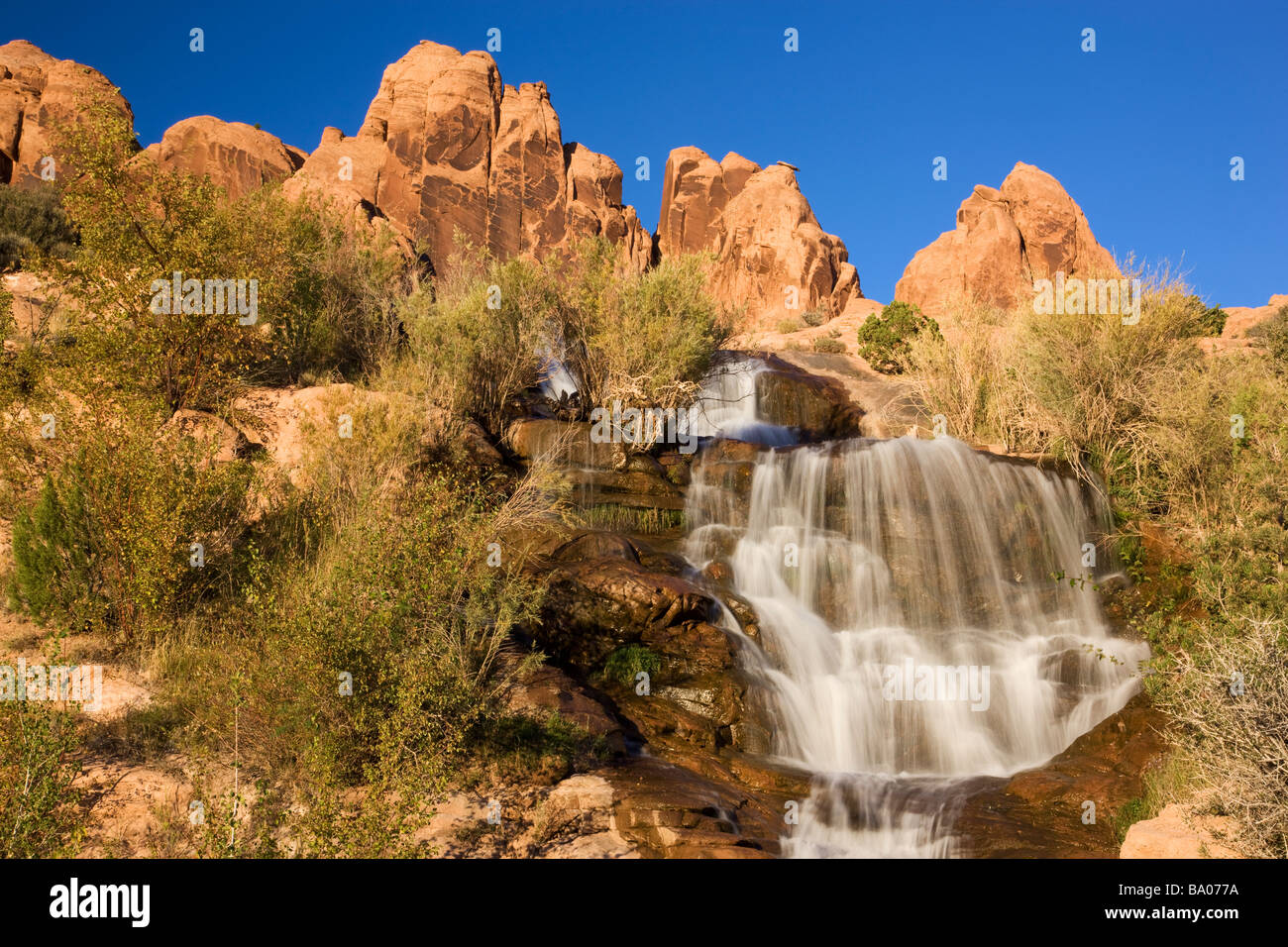 Faux fällt Moab Utah Stockfoto