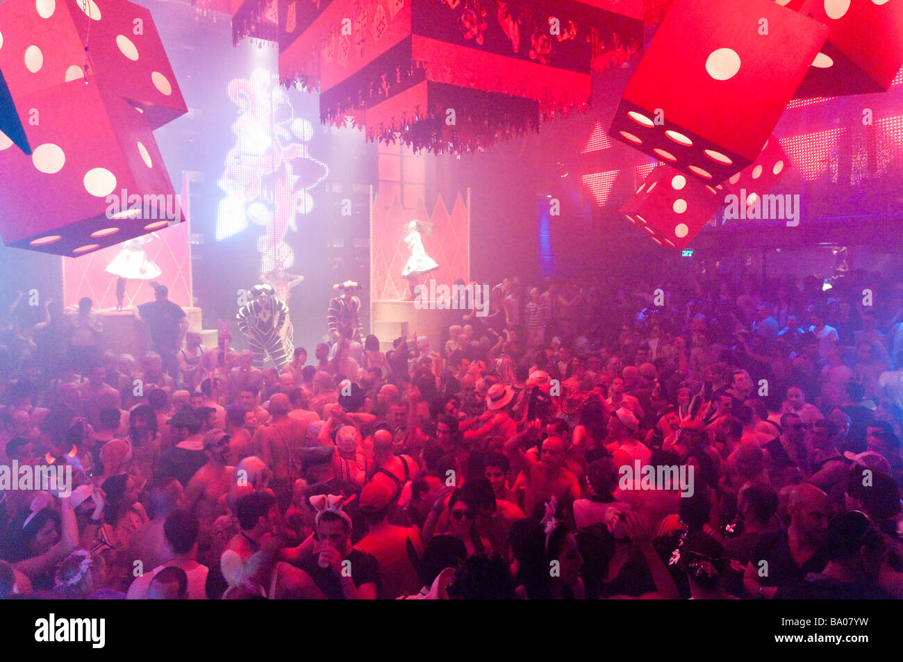 HaOman 17 Nachtclub in Tel Aviv, Israel Stockfoto