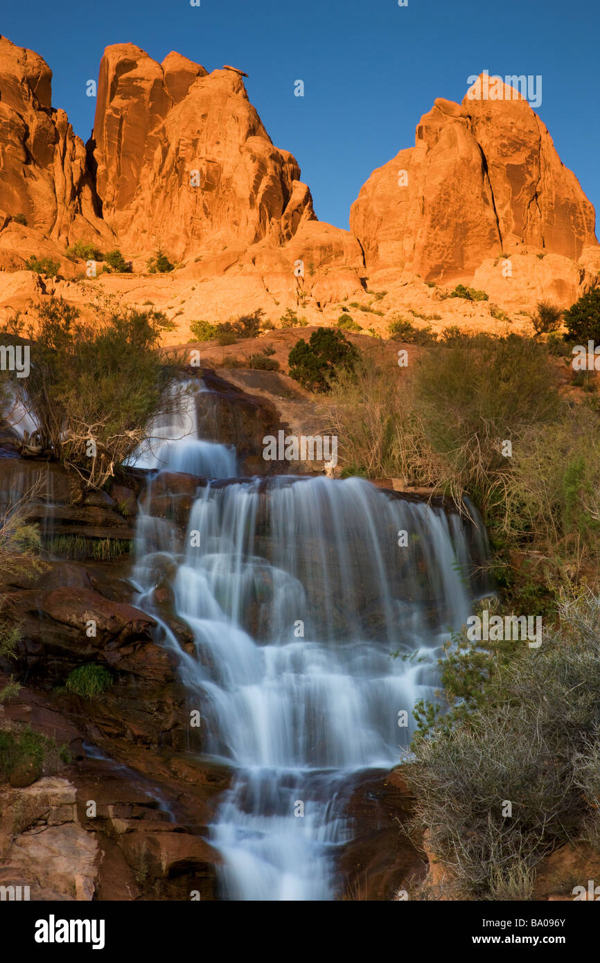 Faux fällt Moab Utah Stockfoto