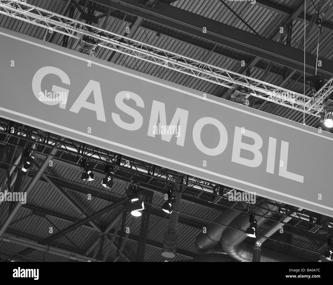 Signage Werbung Null Emission, Hybrid-Fahrzeug alternative Kraftstoffe Stockfoto