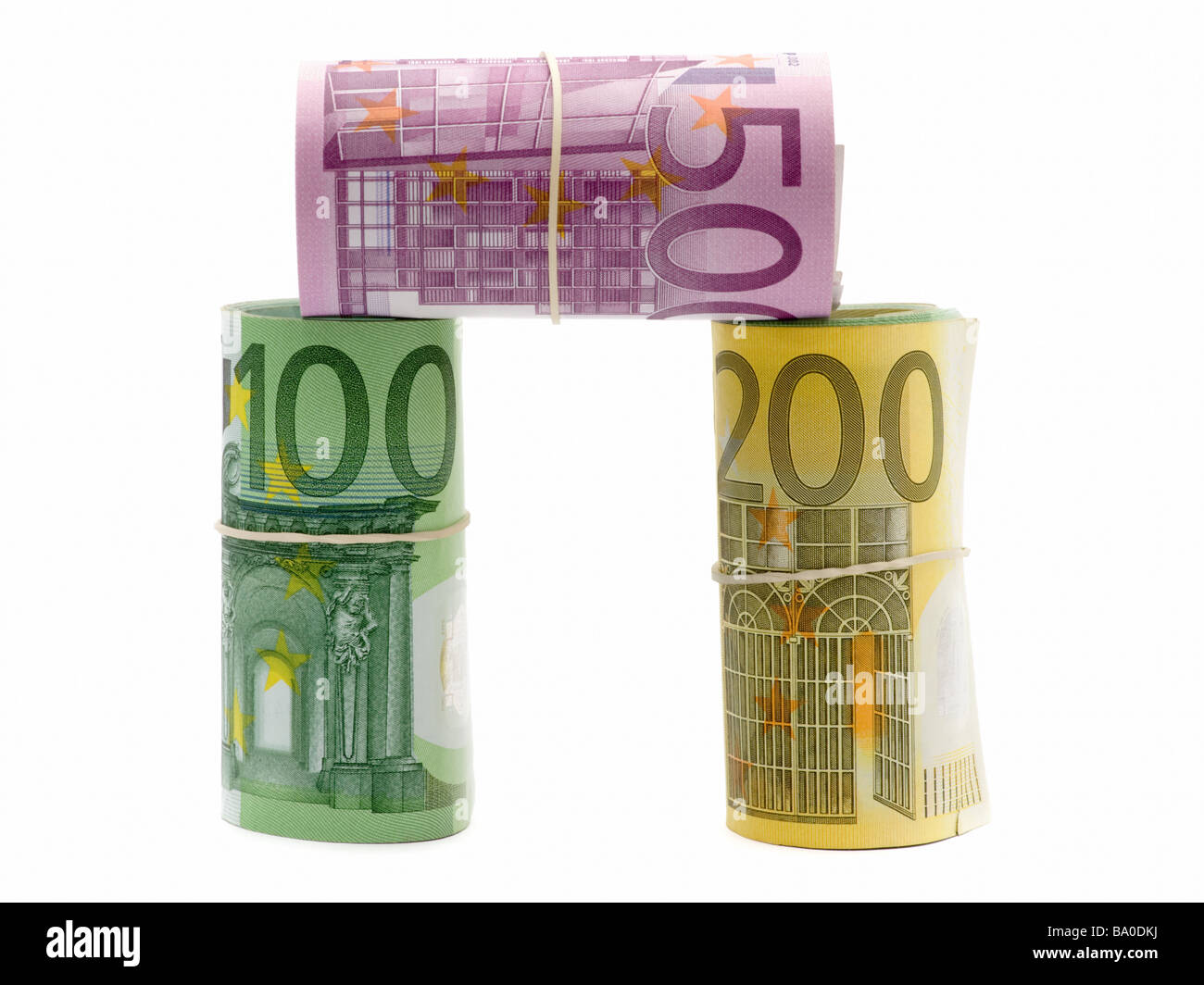 auf dem weißen Hintergrund isoliert Stockfoto