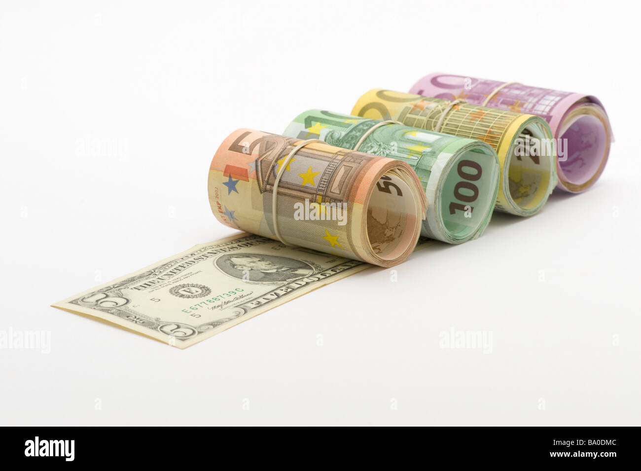 auf dem weißen Hintergrund isoliert Stockfoto