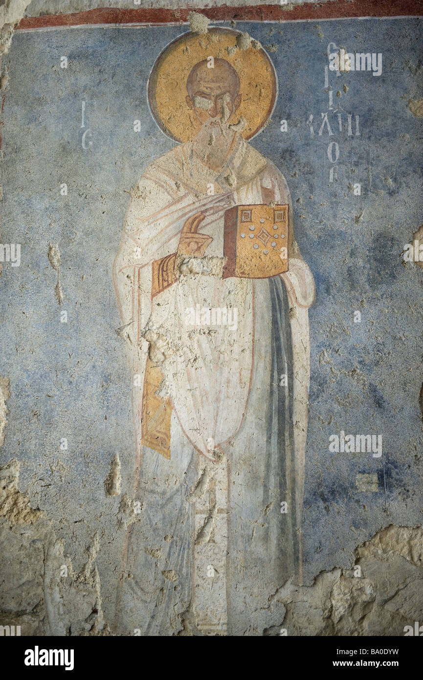 Malte Fresken Nikolauskirche Demre Myra Türkei Stockfoto