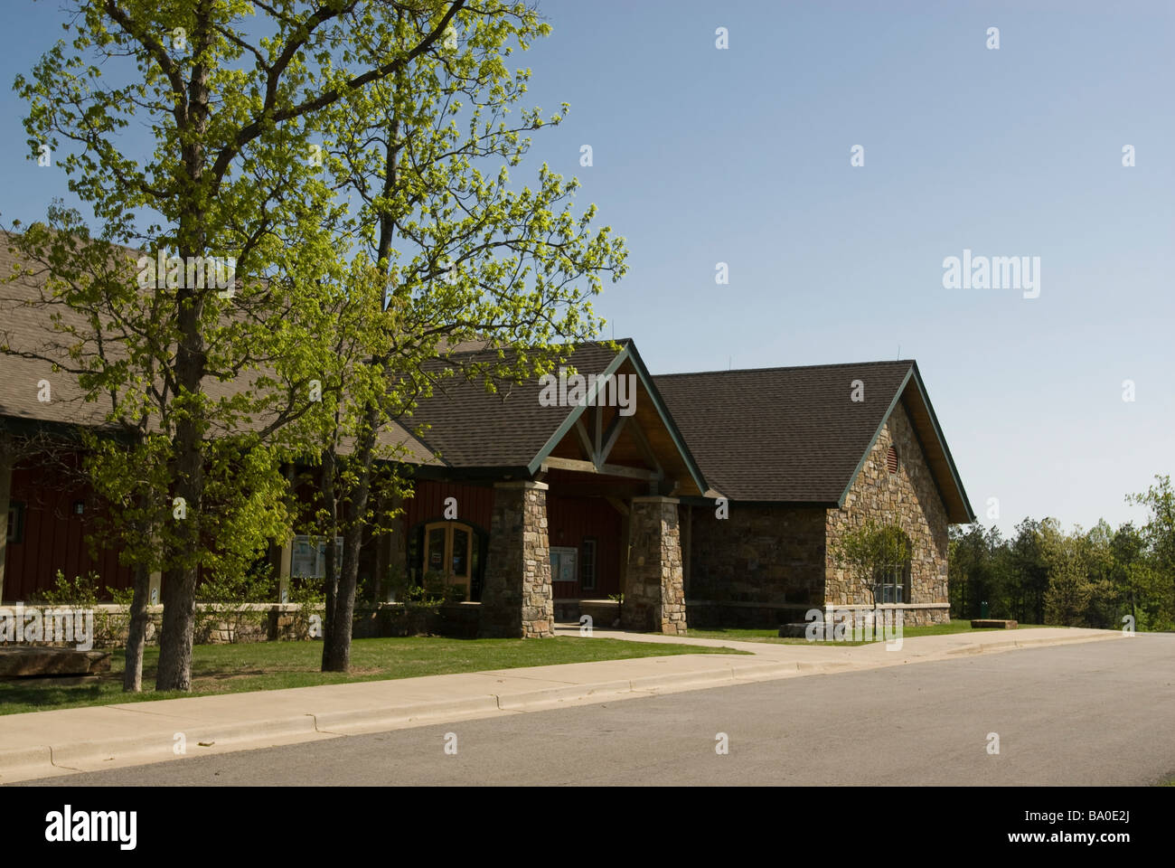 Mount Magazine Staatspark in Arkansas. Stockfoto