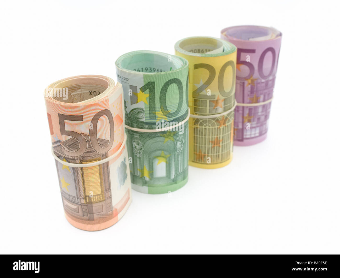 auf dem weißen Hintergrund isoliert Stockfoto