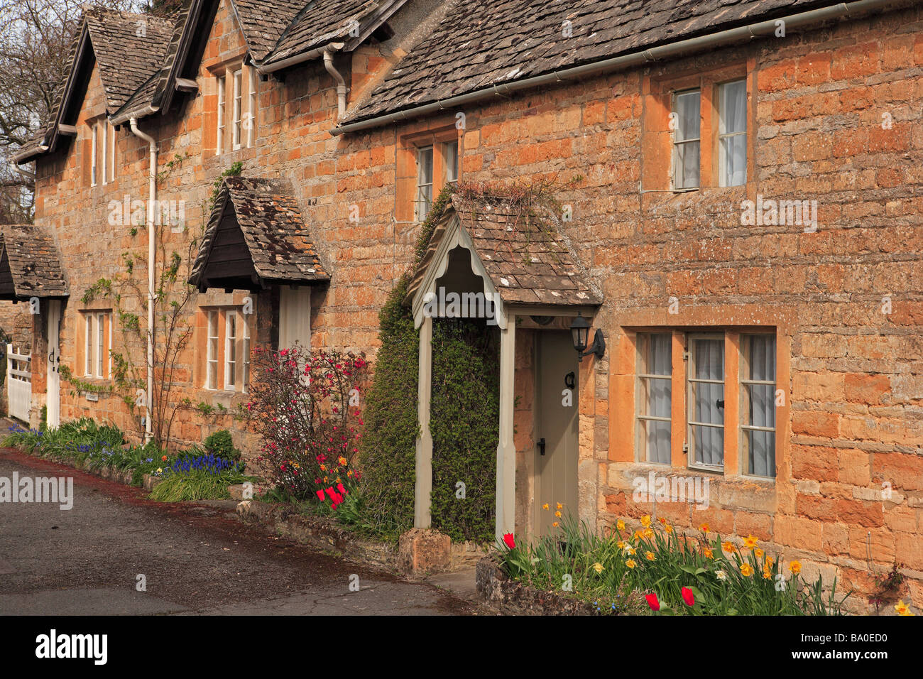 Lower Slaughter, die Cotswolds Stockfoto