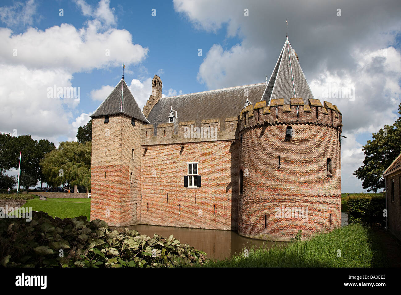 Raboud Burg Medemblik Niederlande Stockfoto