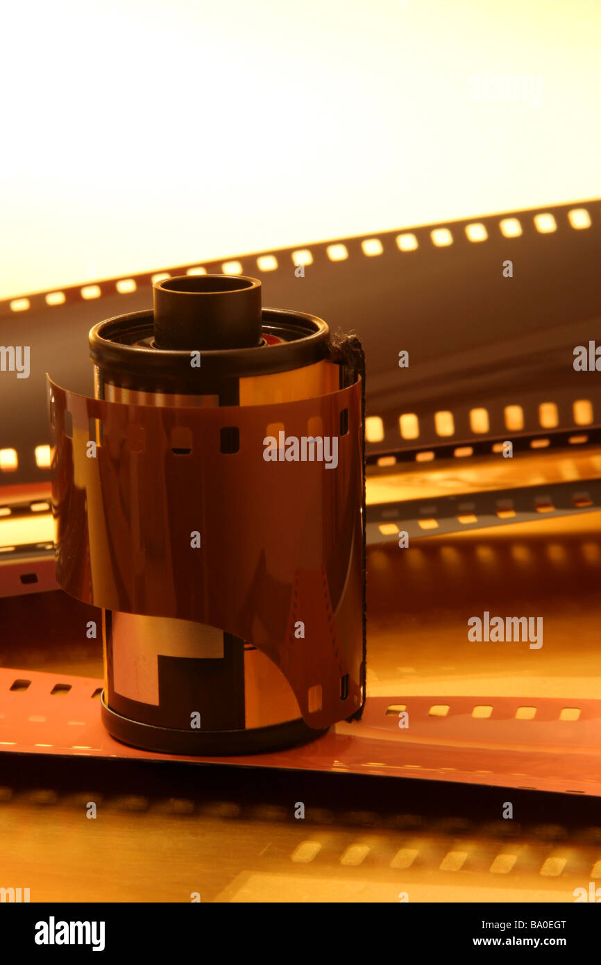 35mm Filmrolle Stockfoto