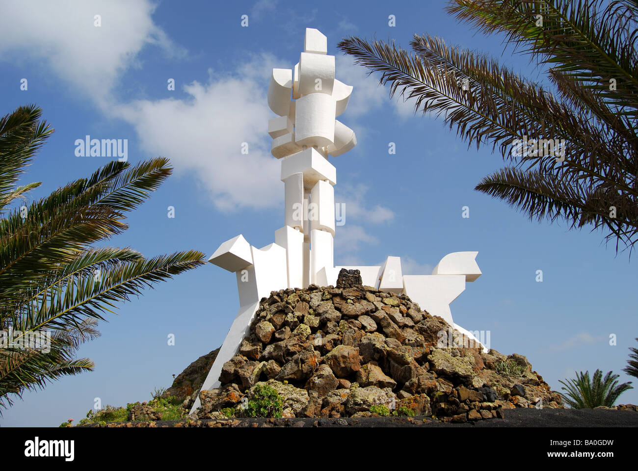 Monumento Al Campesino und Casa Museo Del Campesino, Mozaga, Lanzarote, Kanarische Inseln, Spanien Stockfoto
