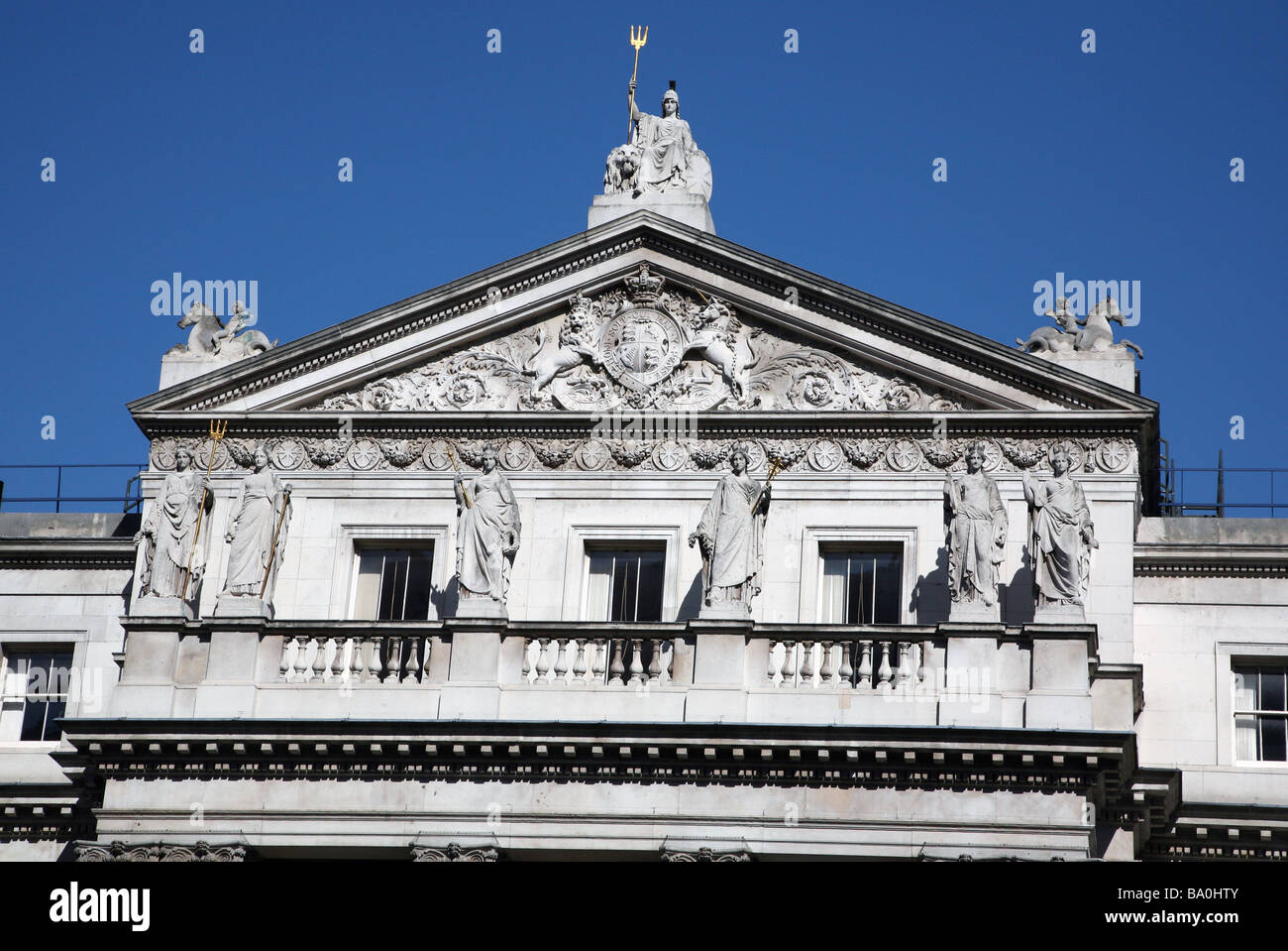 Somerset House, London (Detail Stockfotografie - Alamy