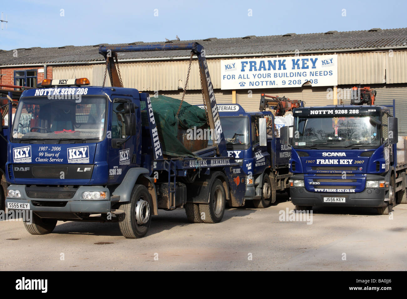 Frank Key Bauherren Kaufleute, Daybrook, Nottingham, England, Vereinigtes Königreich Stockfoto