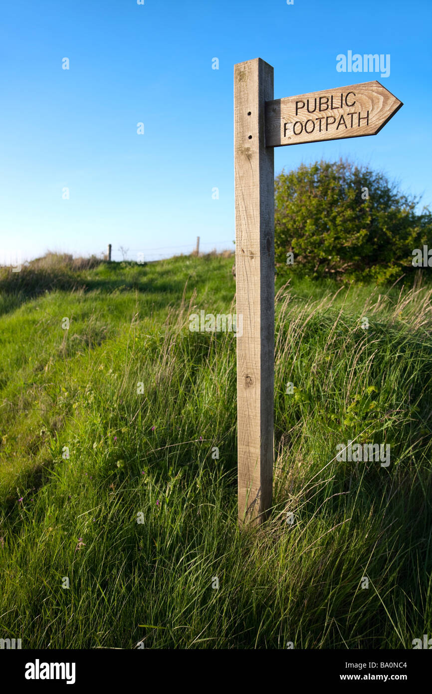 Wegerechte Stockfoto