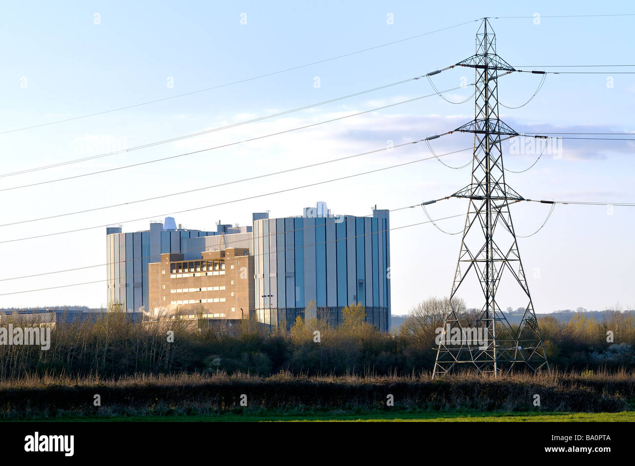 Kernkraftwerk Oldbury und South Gloucestershire UK Stockfoto